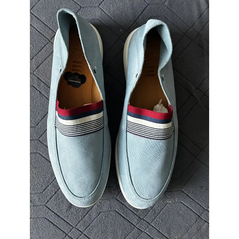 Sperry Men’s Gold Plushwave Cabo Slip On - Blue Nubuck